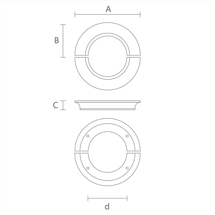 Orion HL-068M handle for cabinets and fronts - elegant design