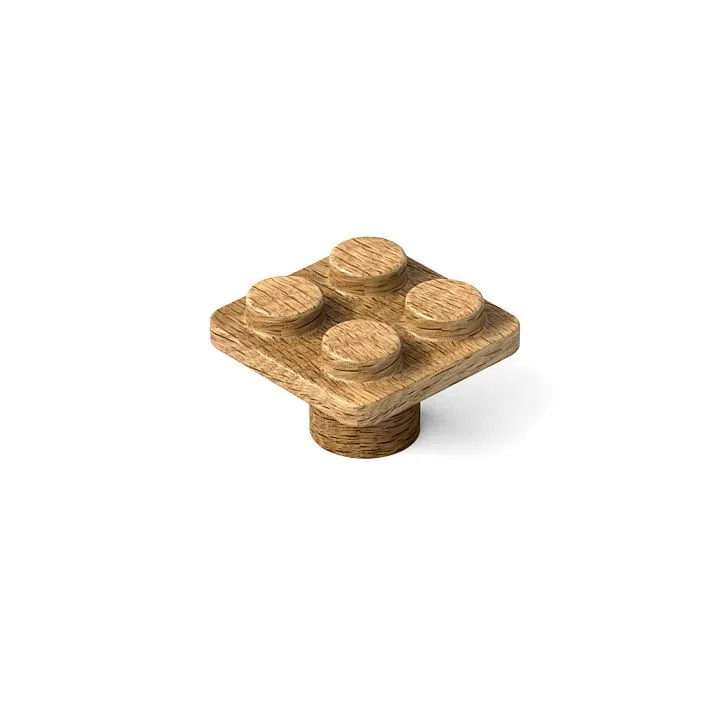 Solid oak furniture handle Module HL-049 from Stavros
