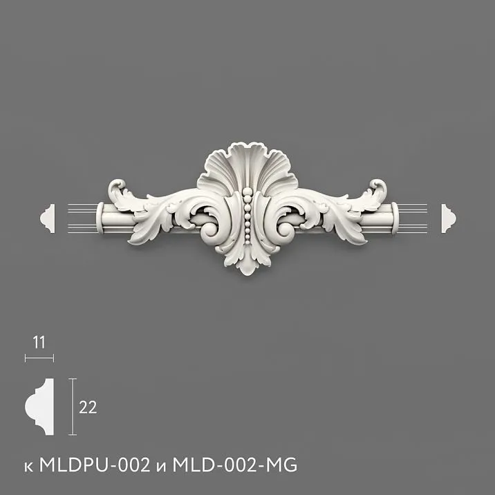 Polyurethane molding NPU-434.1. Molding decor. Image 69955153786c7