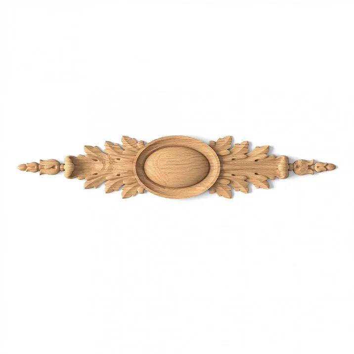 Wooden Insert N-223 with Carved Ornament