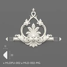 Polyurethane molding MLDPU-2-2.1. Decor for moldings. Image 6994190f3350e