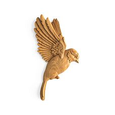 Carved applique N-494 in interior, highlighting refined design and carving craftsmanship.