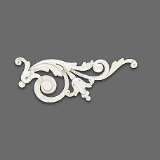 Polyurethane decorative molding NPU-186R with elegant scrolls and leaf motifs