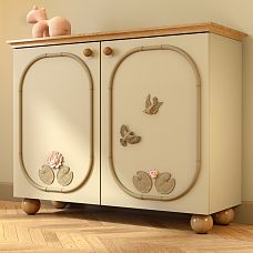 Interior with polyurethane relief decoration NPU-491 in the form of a lotus flower