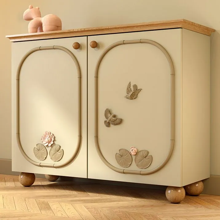 Interior with polyurethane relief decoration NPU-491 in the form of a lotus flower