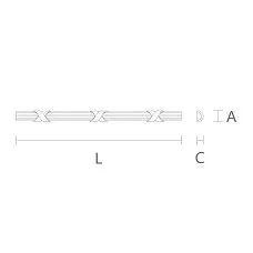 Carved Molding K-044 from Oak for a Stylish Home &mdash; Drawing