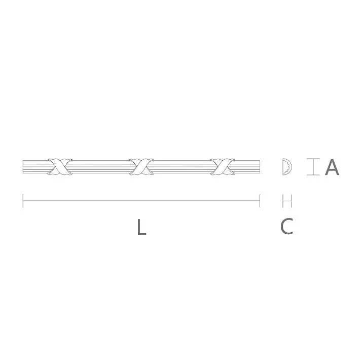 Carved Molding K-044 from Oak for a Stylish Home &mdash; Drawing