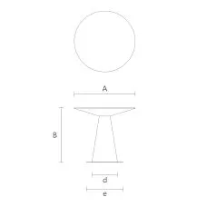 STL-039 table drawing