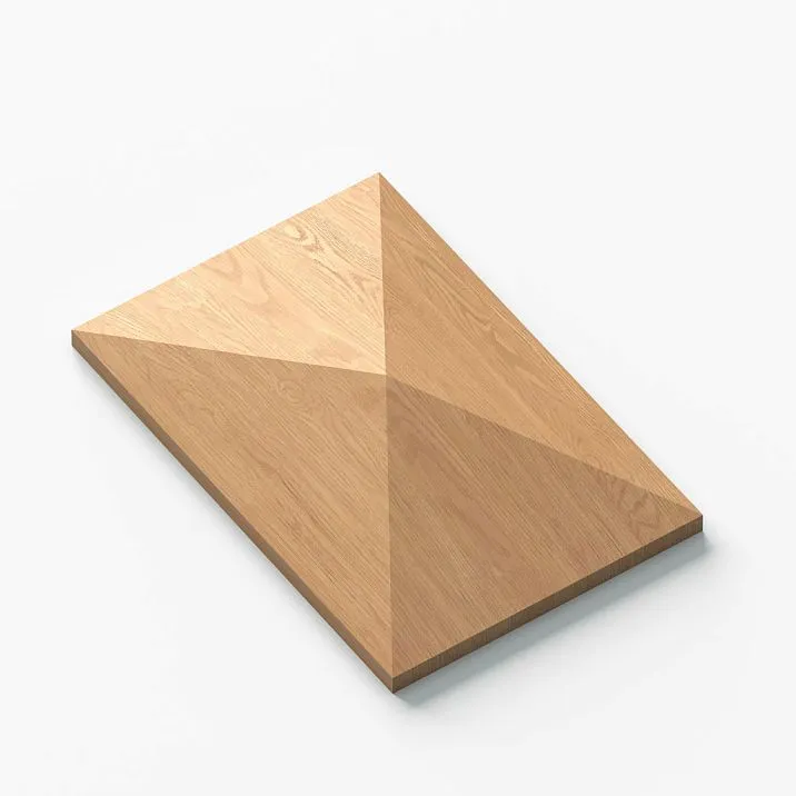 Ceiling decoration with carved rosette R-056