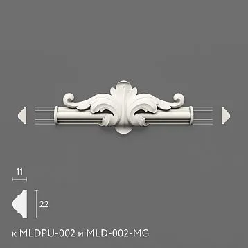 Лепнина из полиуретана NPU-400.1