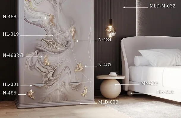 Идея декорирования шкафов SKF-004