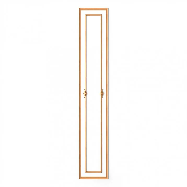 Wooden decoration set C-001-2-2 on a white background