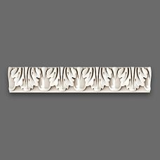 Elegant carved overlay molding KPU-004 from polyurethane for decoration