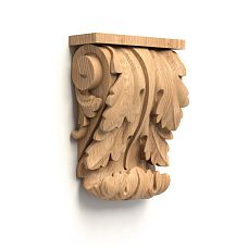 Exclusive decorative bracket for shelf