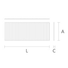 Decorative polyurethane overlay KPU-123 for facade and interior decoration scheme