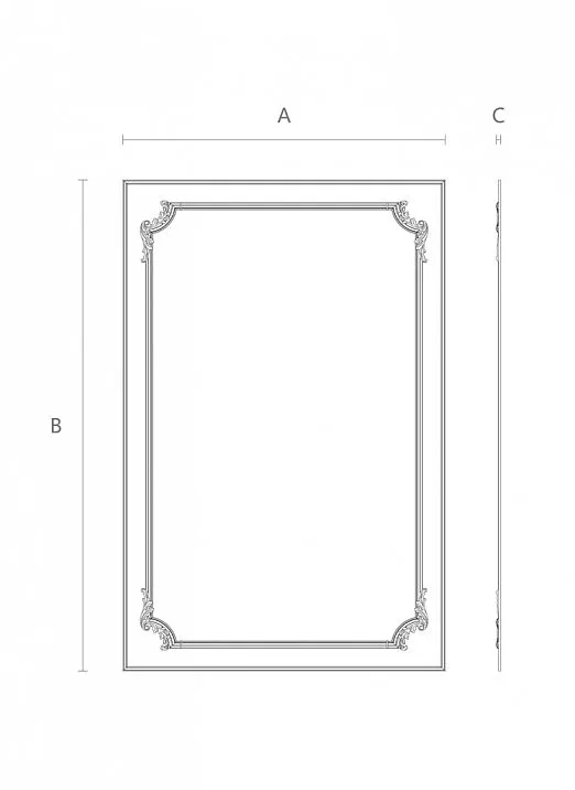 Wooden interior decor in the form of a branch with flowers in interior