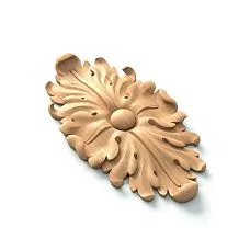 Carved Rosette R-069 in the Living Room Interior