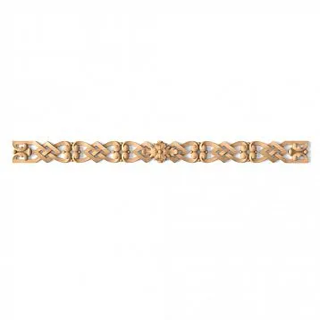 Декор из дерева для дома - резная накладка N-332 с листьями и ветвями