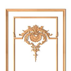 Wooden decor set C-001-2-1 close-up