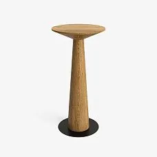 High Bar Table Sopp 002-014 made of solid oak and beech with natural tinting