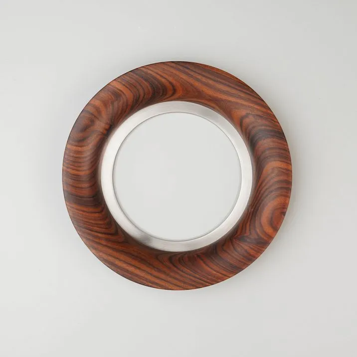 Halo HL-069M furniture handle with expressive geometric circular shape made of natural wood