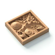 Carved Rosette R-082 in Interior Composition