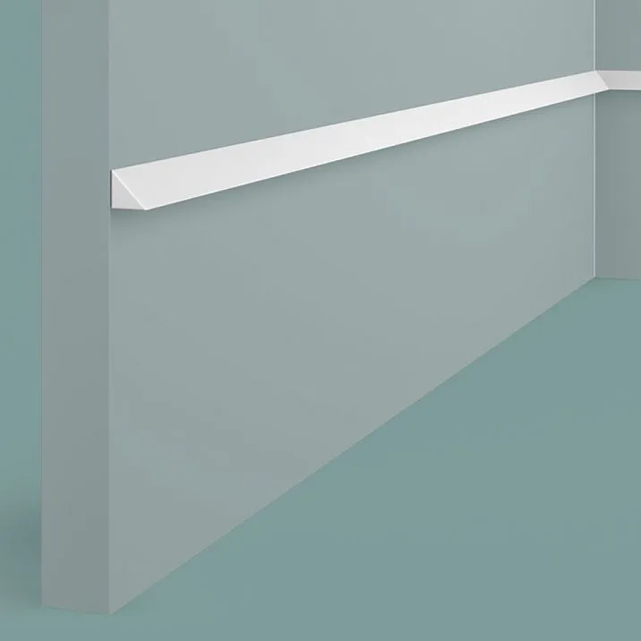 Impact-resistant polystyrene wall molding TR10 Hi Wood, 10&times;10 mm
