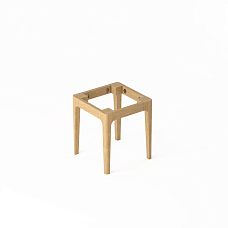 Stool frame STL-026-7 made of solid wood with four legs