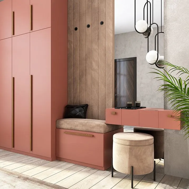 Wooden furniture handle Tetras HL-033M made of oak color