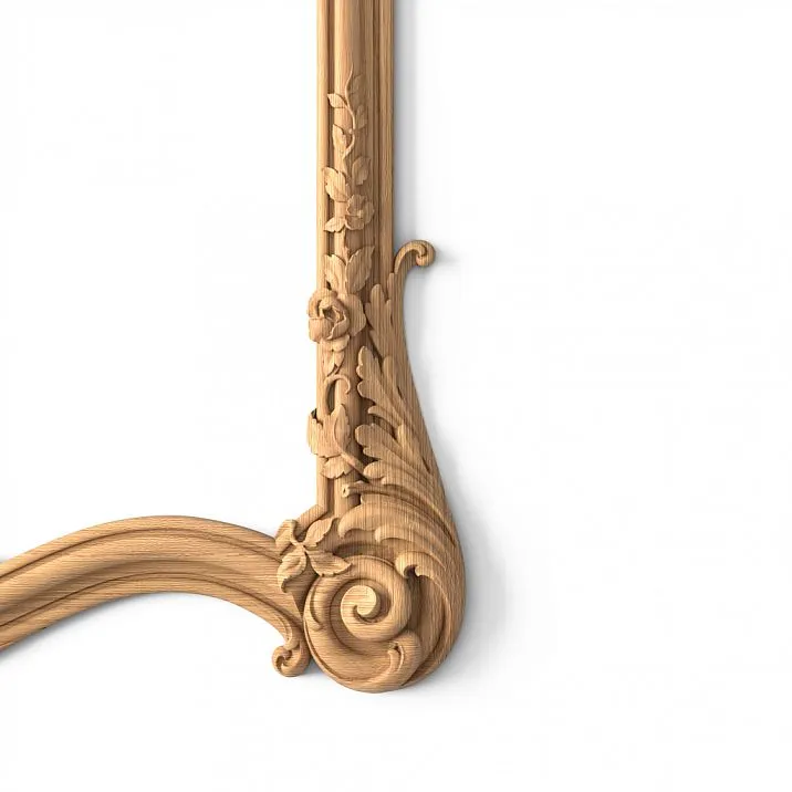 Carved Frame RM-047 in Interior detail of carving close-up