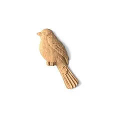 Carved Applique N-477R Bird on Background
