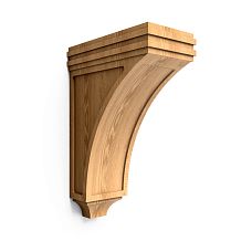 Decorative shelf support