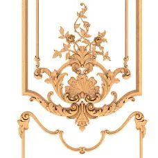 Carved appliqu&eacute;s for wall and door decoration &ndash; C.VRS-062