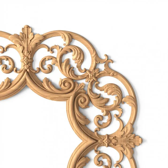 Delicate Carved Wooden Frame