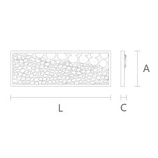 Carved molding K-093 in ethnic style drawing