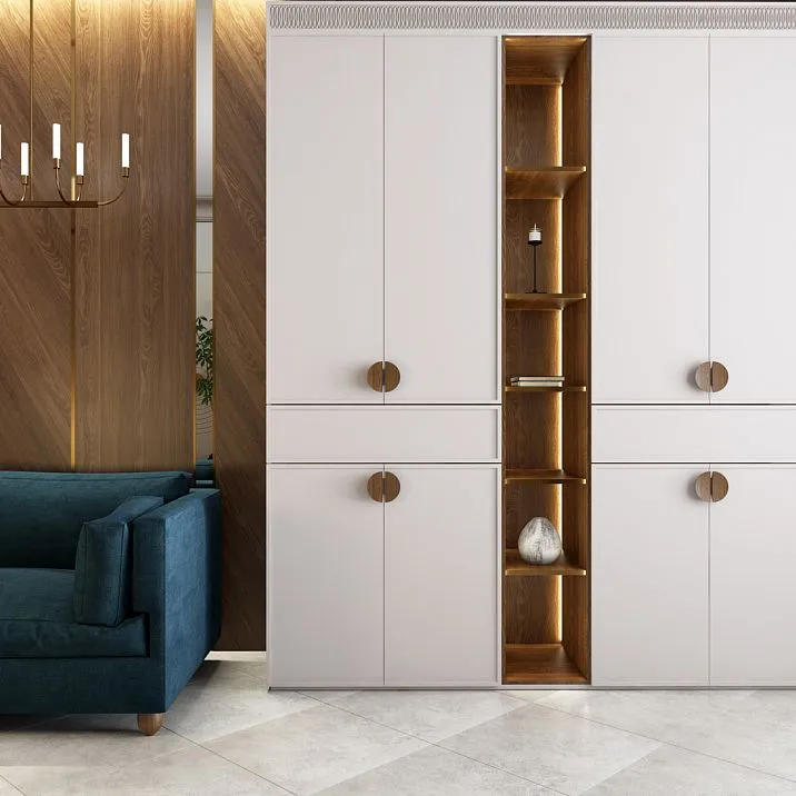 Short round legs for furniture in interior