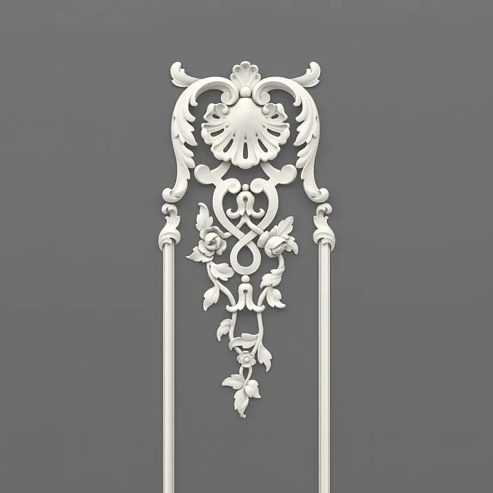 Polyurethane decorative elements CPU.VRS-057, set composition