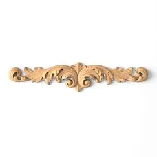 Wooden house decoration, carved inlay from solid wood N-032