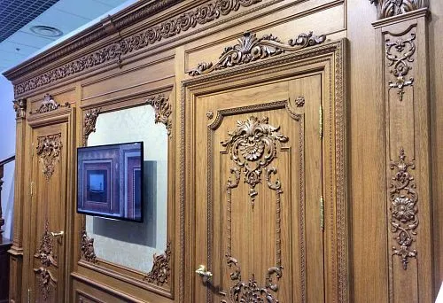 Лепнина 3D в современном интерьере с эффектным объёмным дизайном.