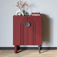 Modern wooden leg MN-233 with MN-234 for coffee tables and cabinets in interior design in the form of spheres