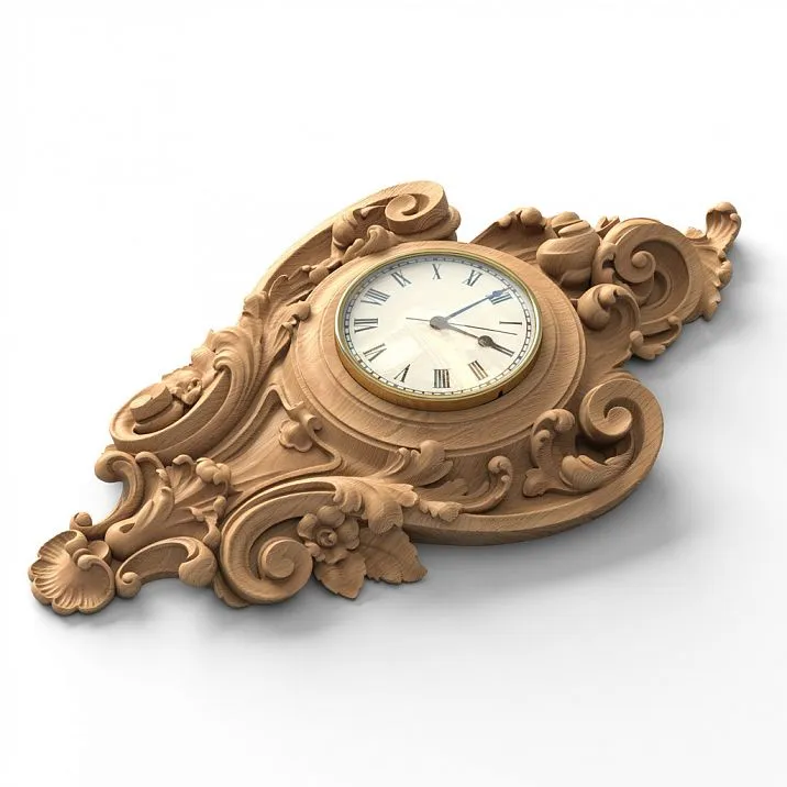 Wall clock "Versailles" CH-001 as a stylish accent in a classic interior.