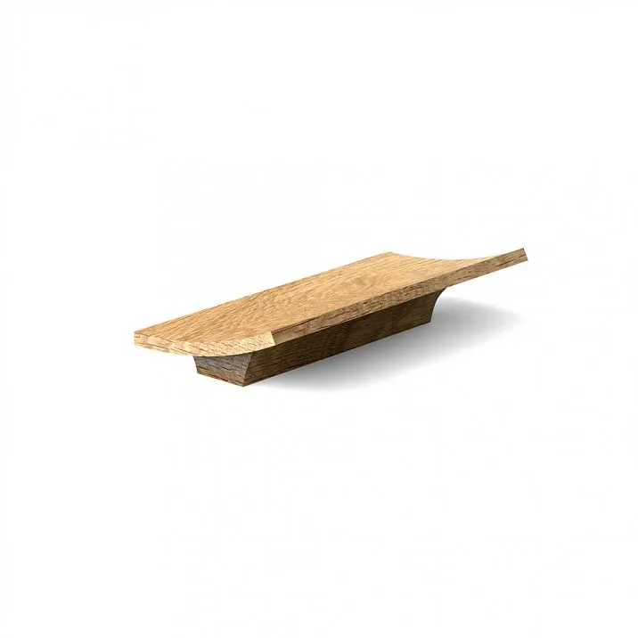 Modern wooden furniture handle from solid wood