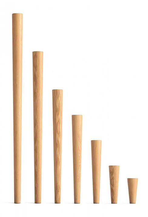 Wooden furniture legs from the manufacturer
