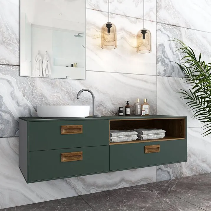 Rectangular handles in interior design