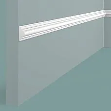 Impact-resistant polystyrene wall molding D22V1 Hi Wood, 22&times;10.3 mm, relief profile