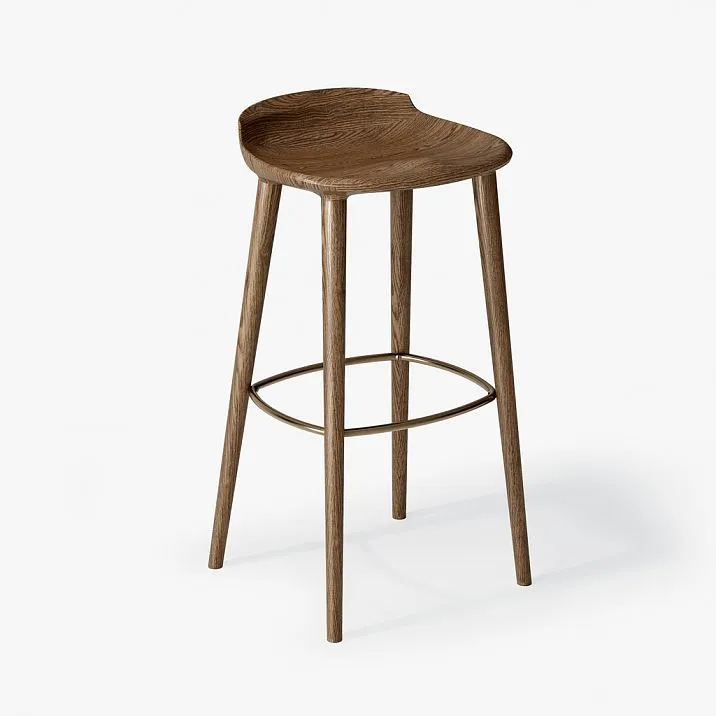 Bar Stool Hygge 003-002 - modern furniture made of oak