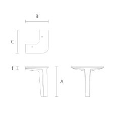 Geometric Furniture Leg MN-208. Furniture Legs and Supports. Image 66eb5dc3a39ed