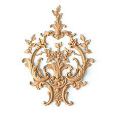 Wooden ornament with carved pattern N-464 for furniture and facades