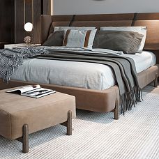 Wooden furniture legs for beds, ottomans, nightstands