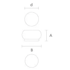Round legs for bedside table drawing